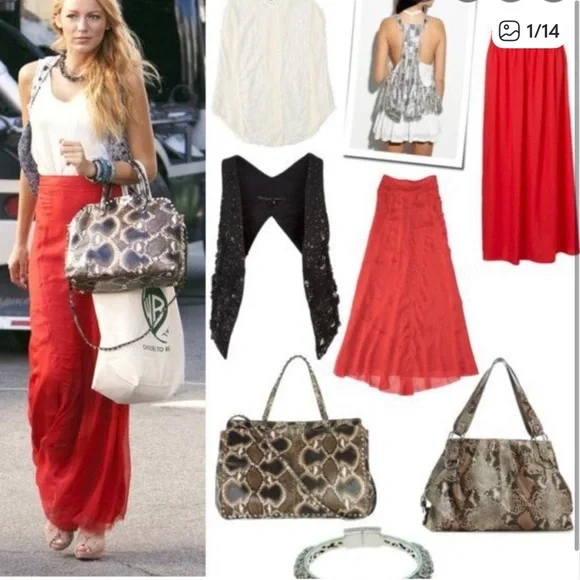 Rag & Bone Dark Red Maxi Skirt - Silk, Bias Cut, Flattering - size 4 - Picture 3 of 16